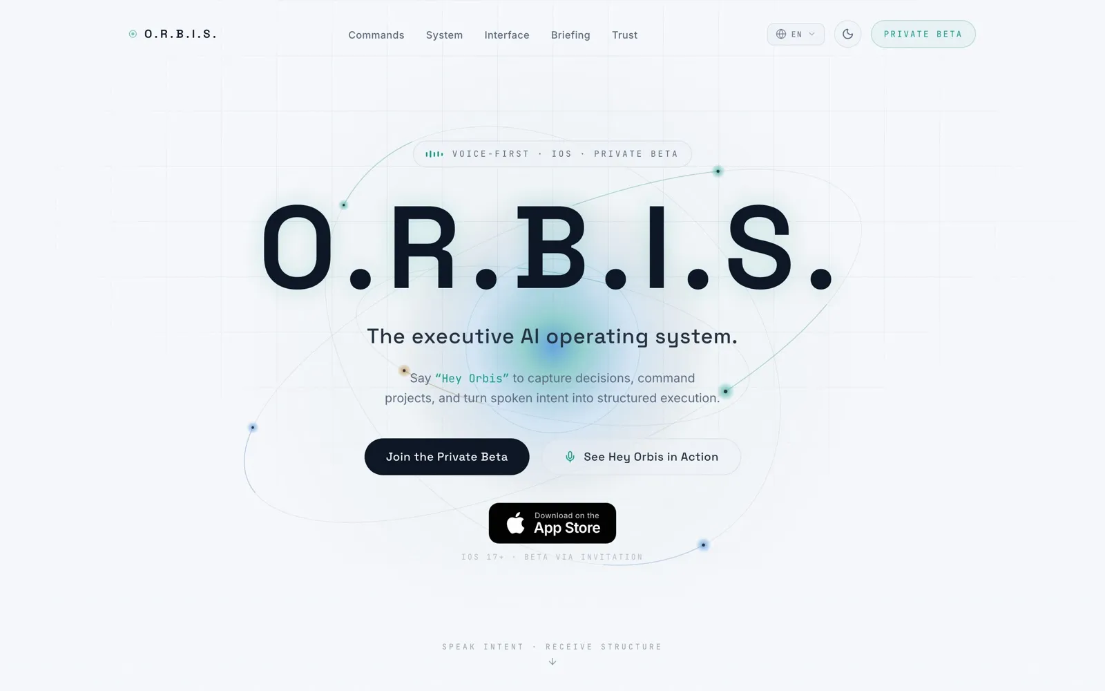 Hey O.R.B.I.S. — asztali nézet